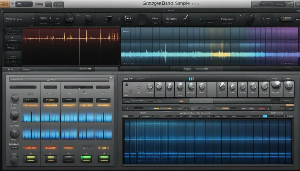 GarageBand Sample Recording Interface