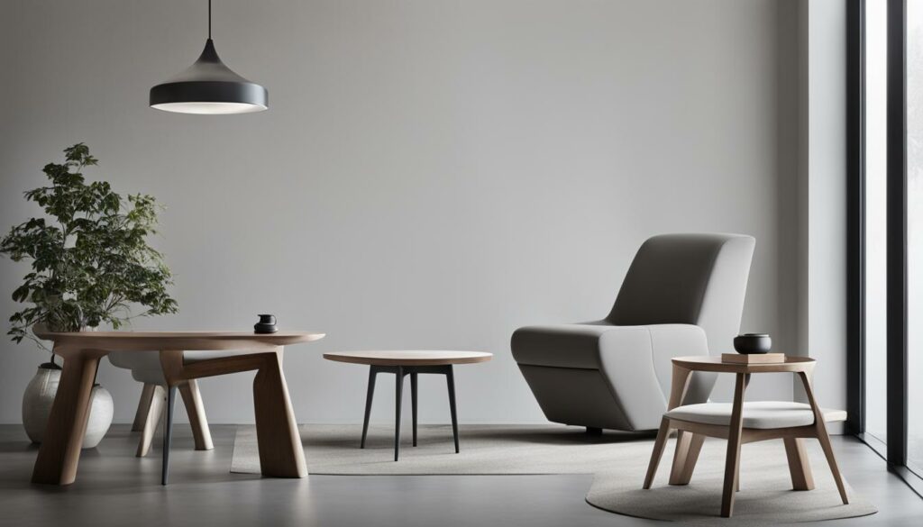 Ohm Studio's BLOC chair and PION stool